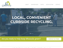Tablet Screenshot of gardencityrecycling.com